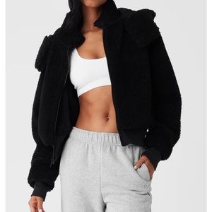 Alo foxy hoodie Sherpa jacket